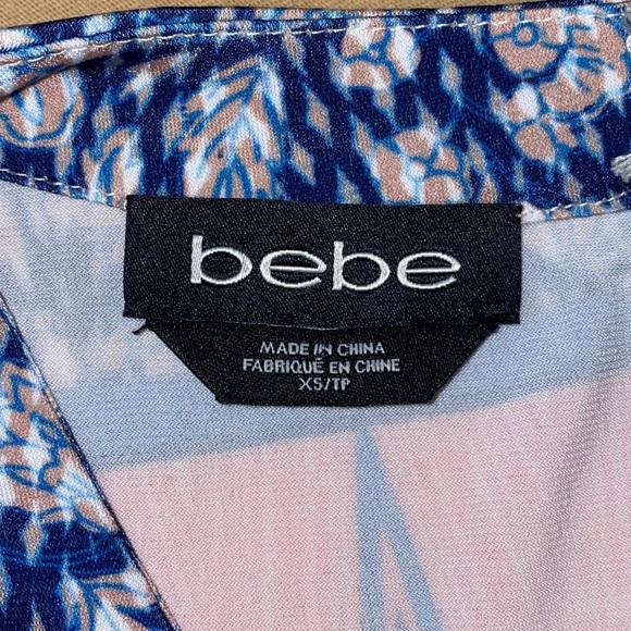 Bebe Tropical Tribal Print Romper - Picture 6 of 6